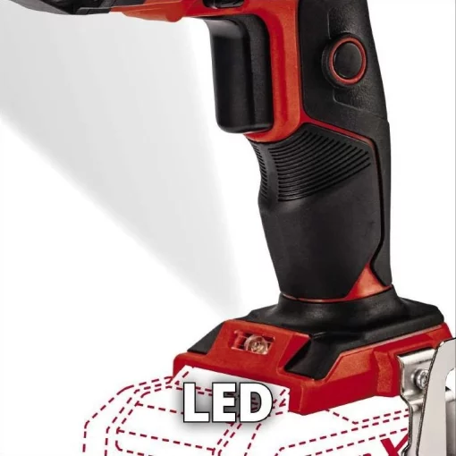 Шурупокрут для гіпсокартону акумуляторний Einhell TE-DY 18 Li - Solo 18В 15Нм 0-4000об/хв 1кг кейс без АКБ та ЗП