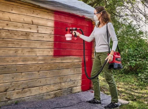 Фарборозпилювач акумуляторний Einhell TE-SY 18/90 Li - Solo 18В 1000мл/хв бачок 1200мл без АКБ та ЗП