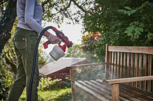 Фарборозпилювач акумуляторний Einhell TE-SY 18/90 Li - Solo 18В 1000мл/хв бачок 1200мл без АКБ та ЗП