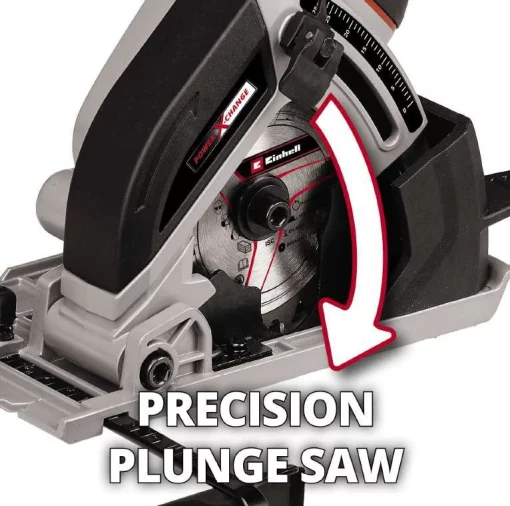 Пила дискова акмуляторна Einhell TE-CS 18/89LI - Solo PXC 18В 89х10мм 1.72кг без АКБ та ЗП