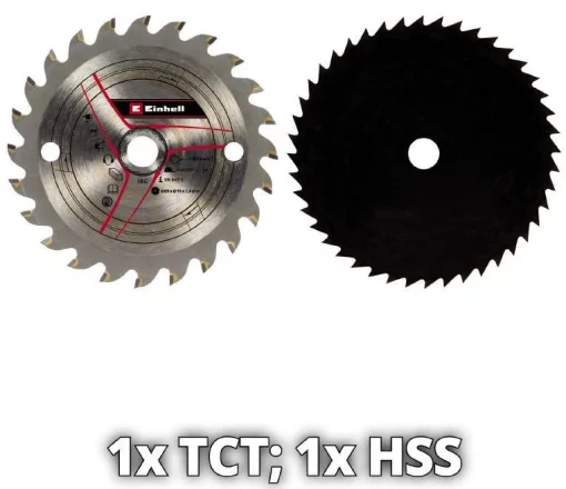 Пила дискова акмуляторна Einhell TE-CS 18/89LI - Solo PXC 18В 89х10мм 1.72кг без АКБ та ЗП