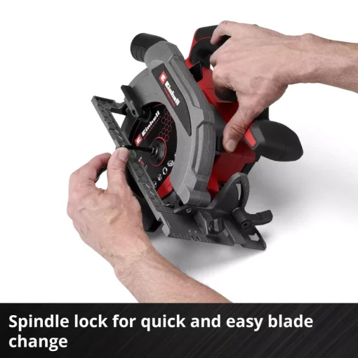 Пила дискова акумуляторна Einhell TP-CS 18/165 Li BL-Solo 18В 5000об/хв 165х20мм 2.95кг без АКБ та ЗП