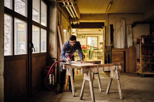 Фрезер кромковий акумуляторний Einhell Professional TP-ET 18LI BL - Solo 18В цанга 6 та 8мм 10000-30000об/хв 1.34кг без АКБ та ЗП