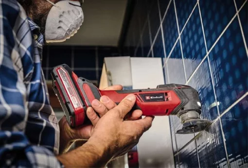 Багатофункціональний інструмент акумуляторний Einhell Professional TP-MG 18 Li BL - Solo PXC 18В 11000-20000кол/хв кут коливань 3.2° 1.08кг без АКБ та ЗП