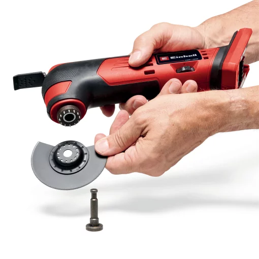 Багатофункціональний інструмент акумуляторний реноватор Einhell TE-MG 18/1 Li - Solo PXC 18В набір насадок 0.83кг без АКБ та ЗП