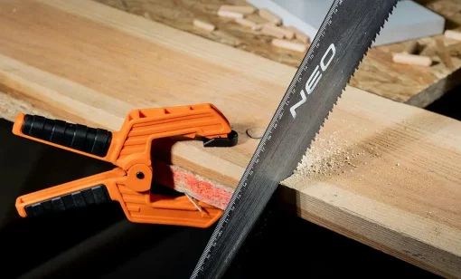 Струбцина Neo Tools, затискач пружинний, пластик, 75мм