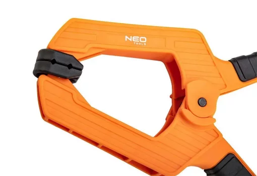 Струбцина Neo Tools, затискач пружинний, пластик, 100мм
