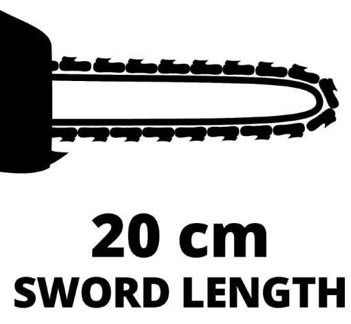 Висоторіз ланцюговий Einhell GC-EC 7520 T 750Вт 20см штанга 178-257см 3.6кг