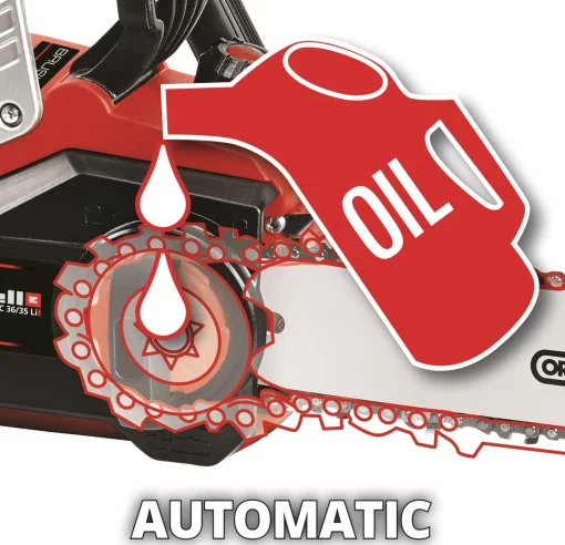 Пила ланцюгова акумуляторна Einhell Professional GP-LC 36/35 Li-Solo 18В PXC шина 35см 15м/с 3.79кг без АКБ та ЗП