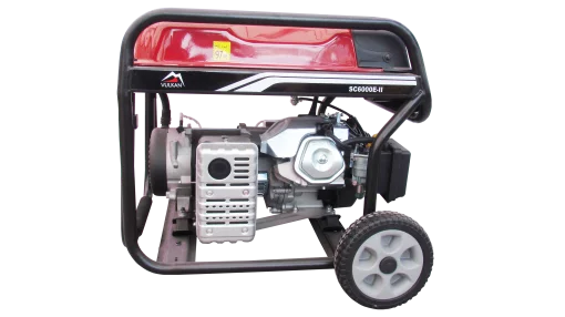 Генераторна установка SC6000E-II 1ф 5,0кВт, ел.старт, бак-25л, колеса