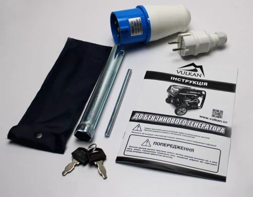 Генераторна установка SC6000E-II 1ф 5,0кВт, ел.старт, бак-25л, колеса