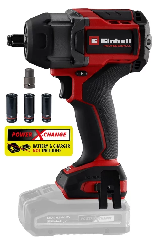 Гайковерт ударний акумуляторний Einhell Professional TP-CW 18/750-C Li BL - Solo 18В 750Нм 0-2200об/хв 1.78кг без АКБ та ЗП