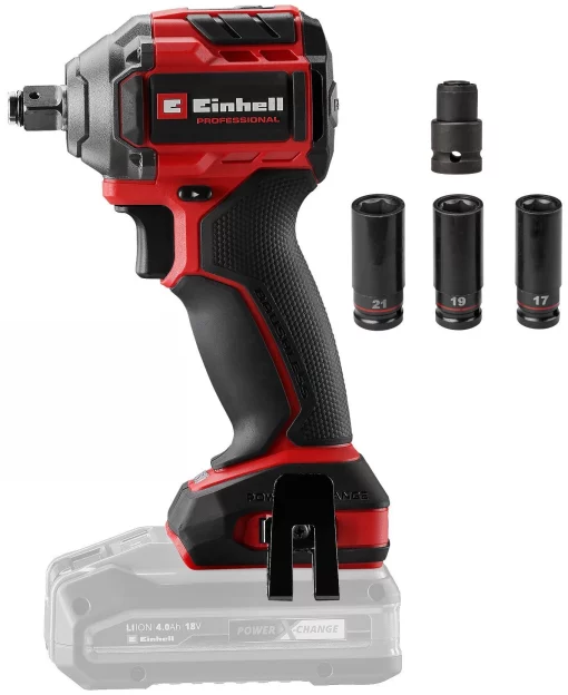 Гайковерт ударний акумуляторний Einhell Professional TP-CW 18/260-C Li BL - Solo 18В 260Нм 0-2700об/хв 0.95кг без АКБ та ЗП