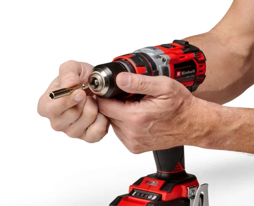 Шурупокрут-дриль ударний акумуляторний Einhell TP-CD 18/50 Li-i BL 2x2Ah PXC 18В акб 2х2А·год 50Нм кейс 2.02кг