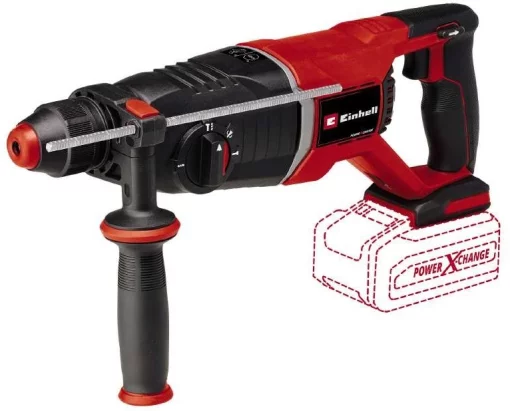 Перфоратор акумуляторний Einhell Professional TP-HD 18/26 D Li BL - Solo PXC 18В 2.6Дж 2.9кг кейс без АКБ та ЗП