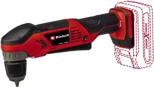 Дриль кутовий акумуляторний Einhell TE-AD 18 Li - Solo PXC 18В 45Нм 1100об/хв патрон 10мм 1.22кг без АКБ та ЗП