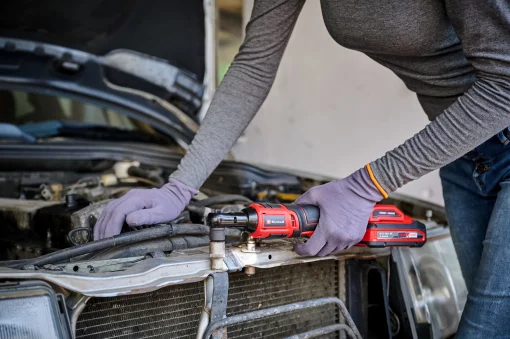 Гайковерт акумуляторний Einhell TE-RW 18/60 Li - Solo 18В 60Нм 260об/хв LED 3/8"-1/2" 0.82кг без АКБ та ЗП