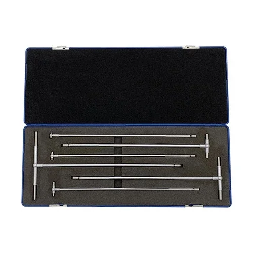 Набір нутромерів телескопічних подовжених 8-150 мм 6 штук metal case PROTESTER TGSL8150