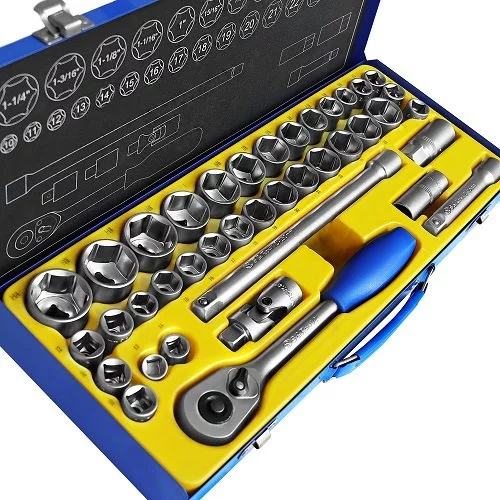 Набір торцевих головок S & R на 39 предметів 1/2