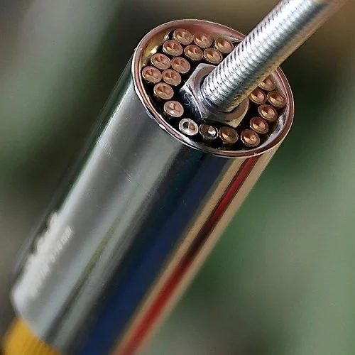 Набір із 2 універсальних головок S&R та 2 шестигранних адаптерів  1/4 ” і 3/8”