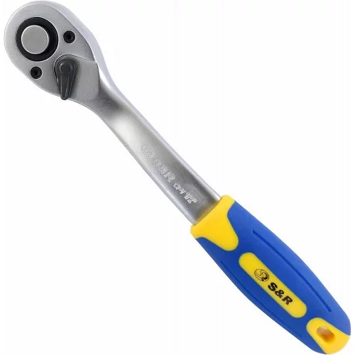 Ключ-тріскачка S&R 1/2&quot; 260 мм із реверсом