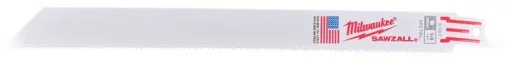Полотно пиляльне для шабельної пилки Milwaukee THIN KERF по металу, крок зуба 1.8ммх230мм, 5шт