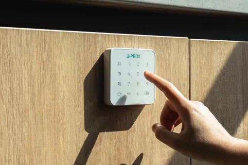 Бездротова сенсорна клавіатура U-Prox Keypad G1 White, 1 група, бездротовий, білий