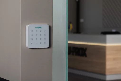 Бездротова сенсорна клавіатура U-Prox Keypad G1 White, 1 група, бездротовий, білий