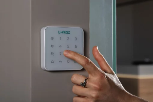 Бездротова сенсорна клавіатура U-Prox Keypad G1 White, 1 група, бездротовий, білий