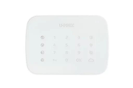 Бездротова сенсорна клавіатура U-Prox Keypad G4 White, 4 групи, бездротовий, білий