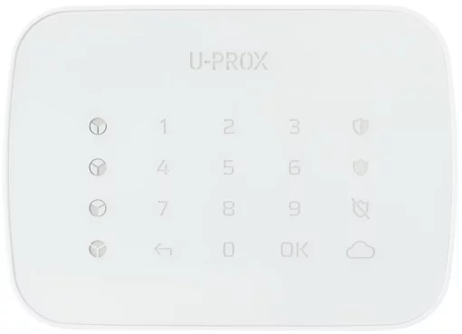Бездротова сенсорна клавіатура U-Prox Keypad G4 White, 4 групи, бездротовий, білий