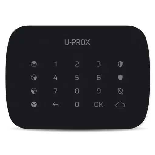 Бездротова сенсорна клавіатура U-Prox Keypad G4 Black, 4 групи, бездротовий, чорний