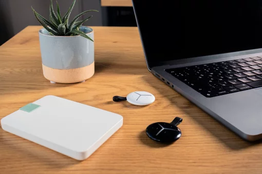 Брелок U-Prox Keyfob White, 3 кнопки, бездротовий, білий