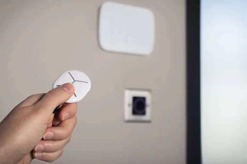 Брелок U-Prox Keyfob B4 White, 4 кнопки, бездротовий, білий