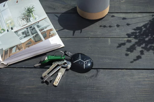 Брелок U-Prox Keyfob B4 Black, 4 кнопки, бездротовий, чорний