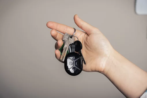 Брелок U-Prox Keyfob B4 Black, 4 кнопки, бездротовий, чорний