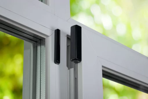 Датчик відкриття дверей вікна з сенсором удару і нахилу U-Prox WDC Plus Black, бездротовий, чорний