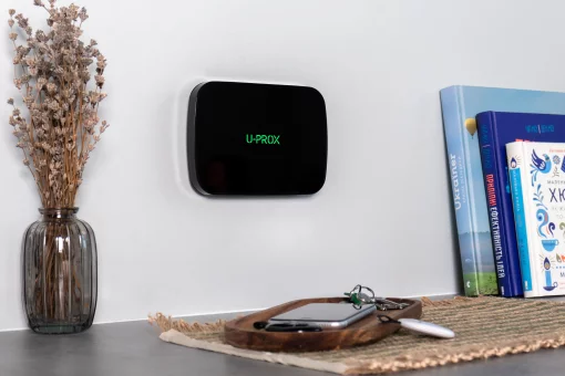 Інтелектуальна централь U-Prox MPX LE Black, ethernet, wi-fi, 2 LTE, фотоверифікація, бездротова, чорний
