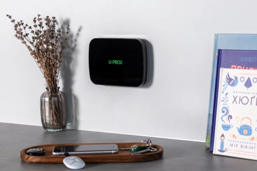 Інтелектуальна централь U-Prox MPX LE Black, ethernet, wi-fi, 2 LTE, фотоверифікація, бездротова, чорний