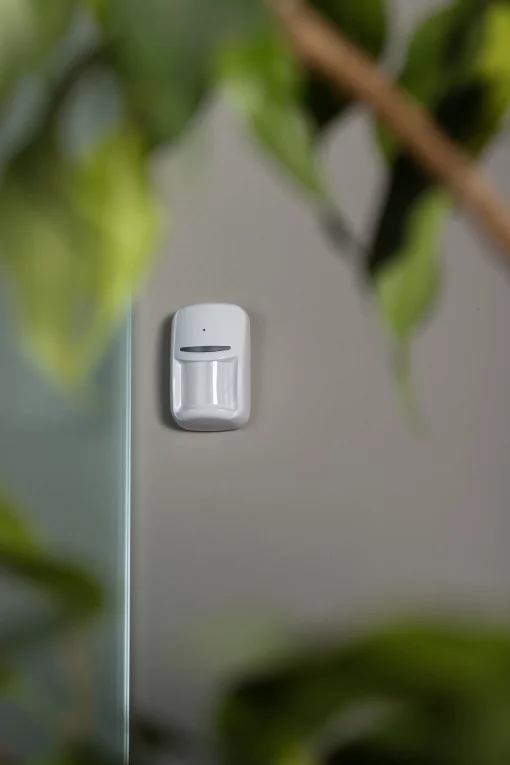 Датчик руху та розбиття скла типу "штора" U-Prox PIR Combi VB White, бездротовий, білий