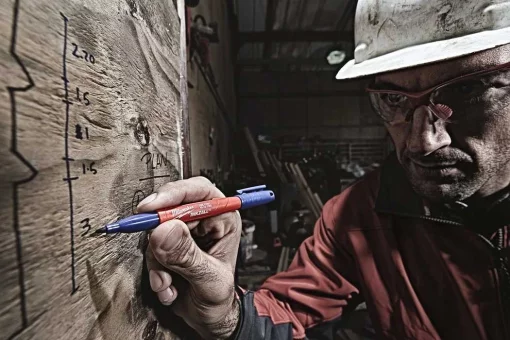 Маркер Milwaukee InkZAll синій/червоний/зелений/чорний, набір 4шт