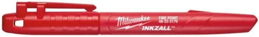 Маркер Milwaukee InkZAll, водостійкий, червоний, 1шт