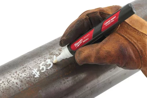 Маркер Milwaukee InkZAll LP, водостійкий, уф-стійкі, білий