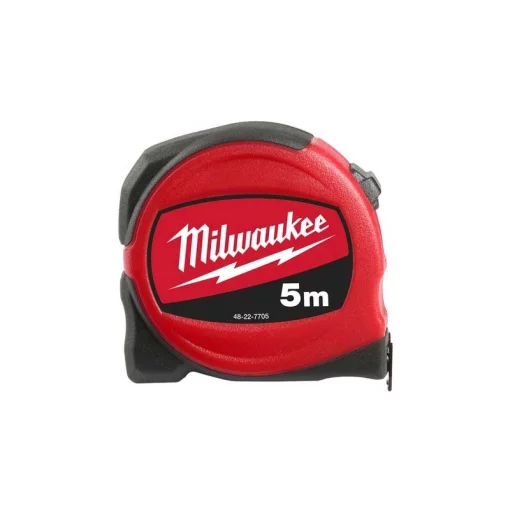 Рулетка Milwaukee, 5мх19мм, з фіксатором змотування, АБС-пластик