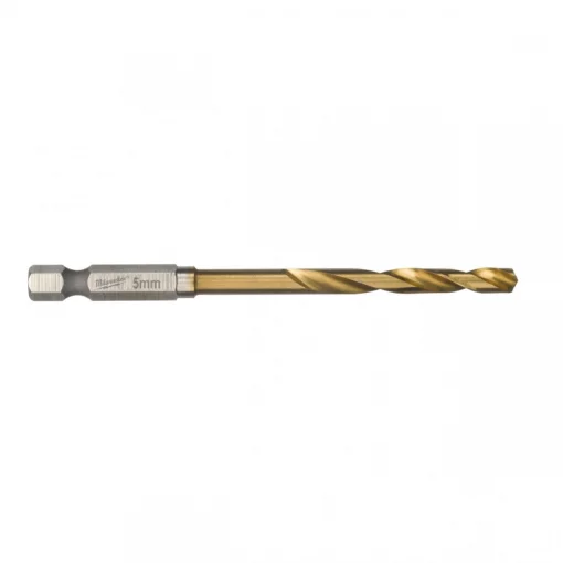 Свердло по металу Milwaukee RedHEX HSS-G TiN, 5х31х80мм