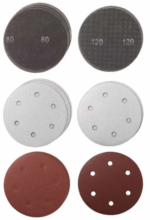 Набір шліф. паперу Einhell, 225мм круги, до Einhell TE-DW 225 X, KWB by Einhell, 15шт