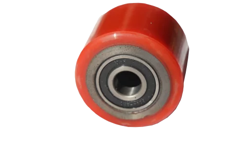 Колесо до рокли 80*60мм PU (поліуретан) червоне