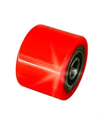 Колесо до рокли 80*60мм PU (поліуретан) червоне