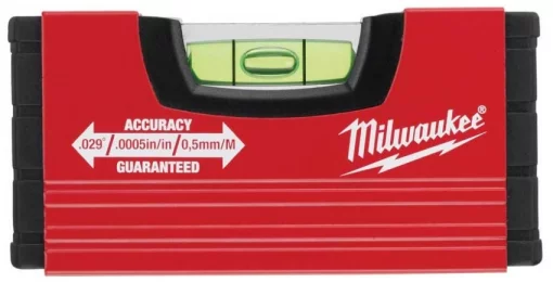 Рівень Milwaukee MiniBox, 10см, 1 капсула, алюмінієвий корпус