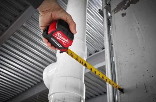 Рулетка Milwaukee Premium, 5мх27мм, з фіксатором змотування, АБС-пластик, магніт